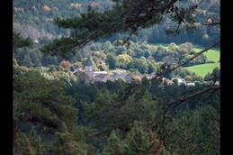 Vue du village de La Tieule