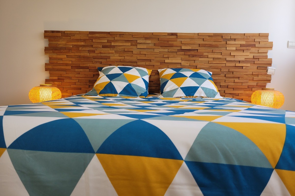 MARRELEC, location, Clévacances, Paimpol, proximité port et commerces, l'une des chambre avec lit double