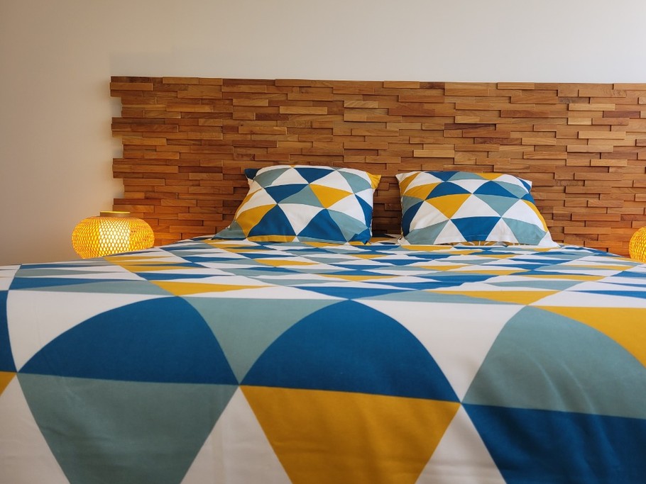 MARRELEC, location, Clévacances, Paimpol, proximité port et commerces, l'une des chambre avec lit double