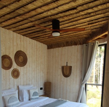 Première chambre Eco-Lodge Africain - Sainte-Barbe dans Les Vosges