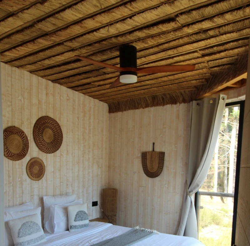 Première chambre Eco-Lodge Africain - Sainte-Barbe dans Les Vosges
