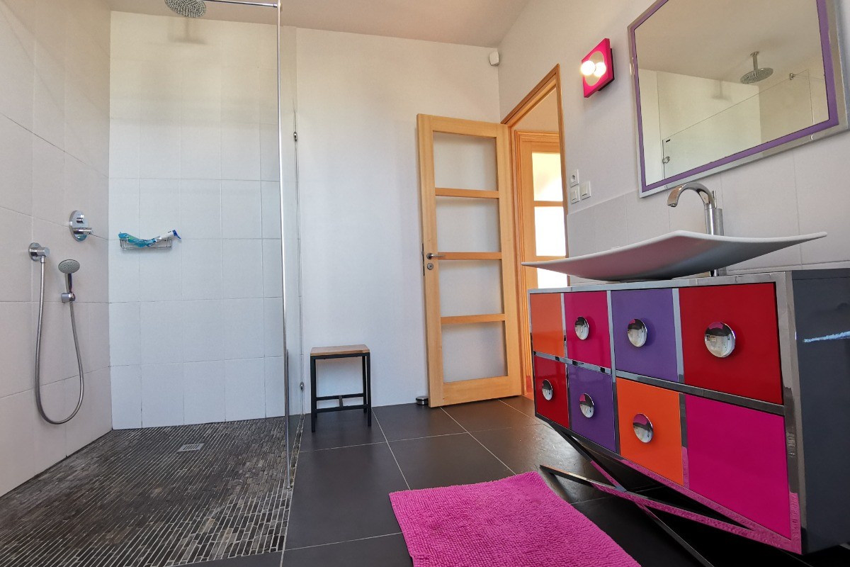Salle d'eau avec WC au RDC