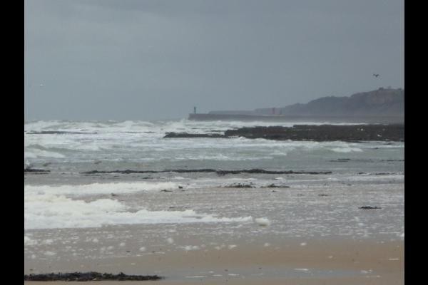 grande marée à Sainte Honorine