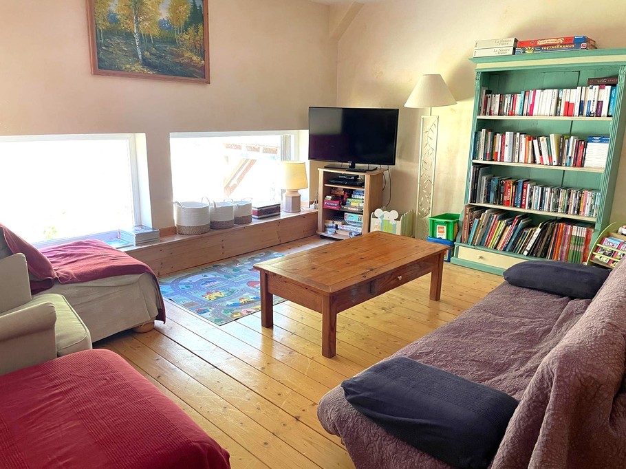 Mezzanine - îte de groupe Chevreuil au domaine Les Sources Folles