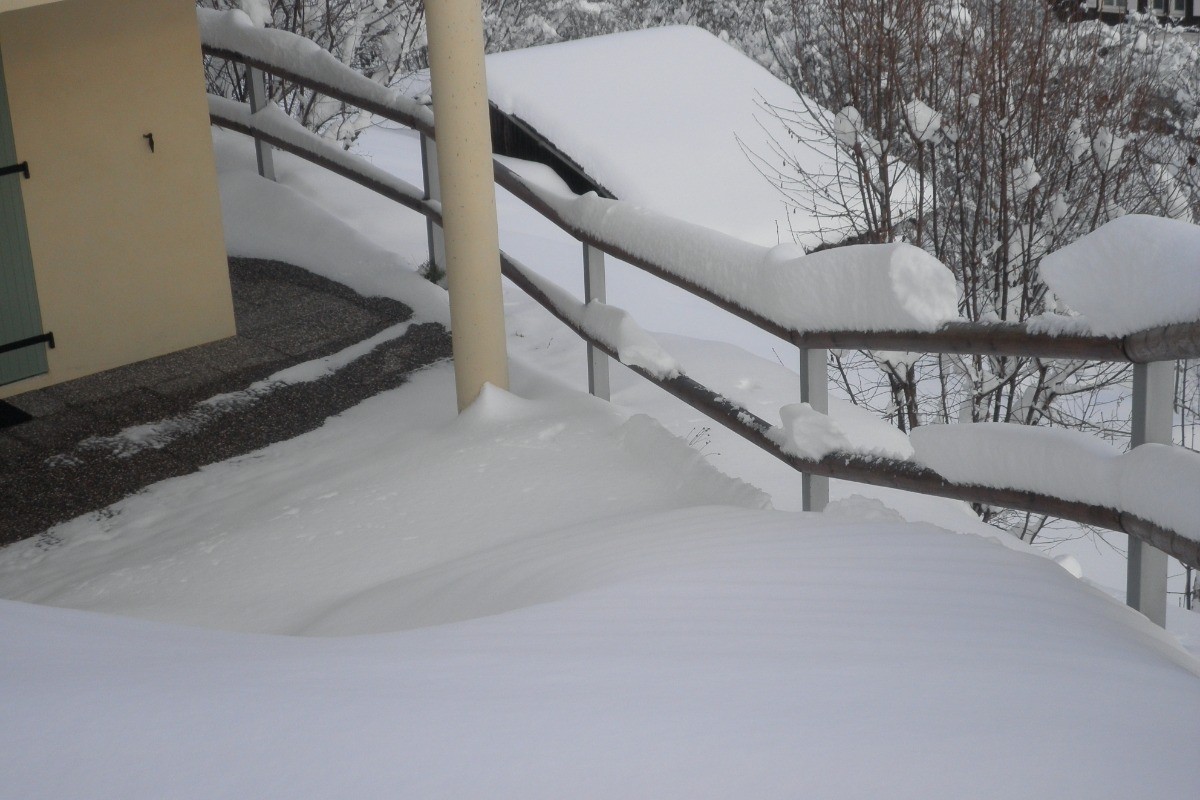 Un peu de neige !  - Apt Le Chalet Vert