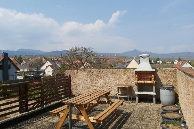 terrasse haute, bbq