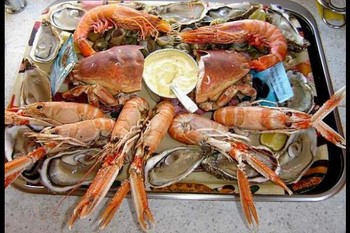 crustacés dans votre assiette