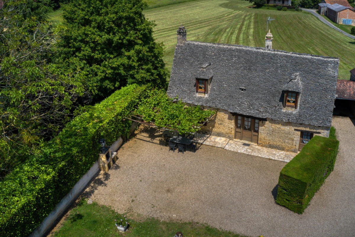 VUE AÉRIENNE DE LA BERGERIE