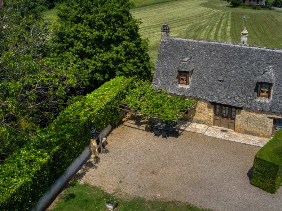 VUE AÉRIENNE DE LA BERGERIE
