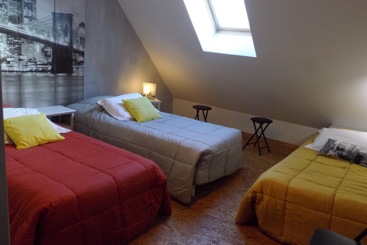 Chambre lits individuels