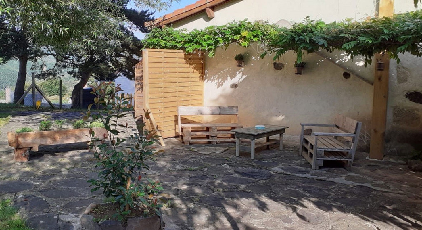 Gîte "Mont Carmel" : The terrace