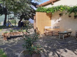 Gîte "Mont Carmel" : The terrace