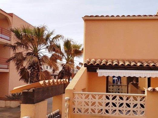Terrasse avec accès plage