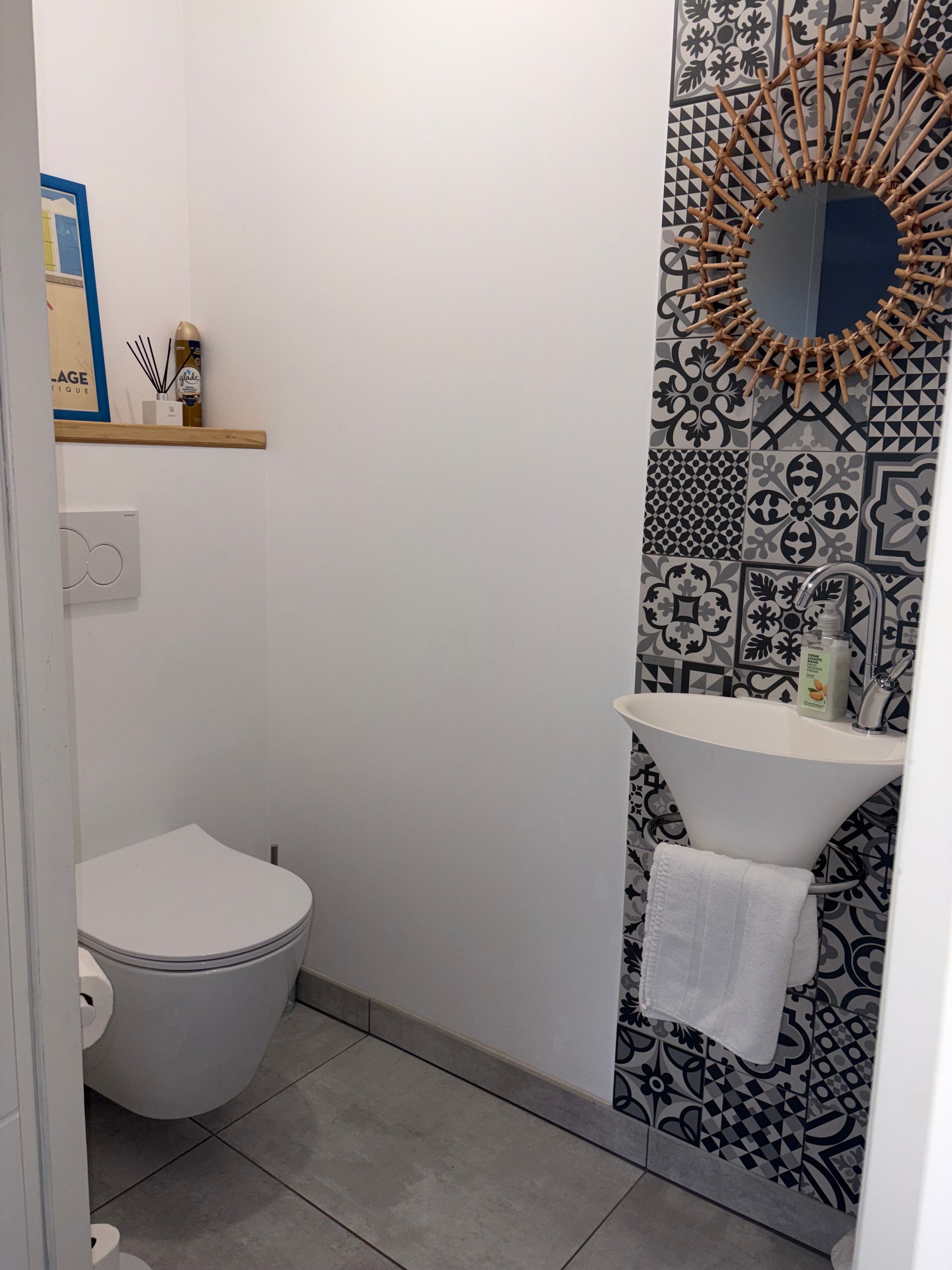 Separate toilets