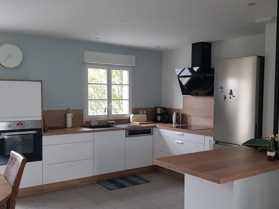 Cuisine de la maison de vacances LA LAURENTAISE pour 4 personnes près de Fouras et Châtelaillon-plage en Charente maritime