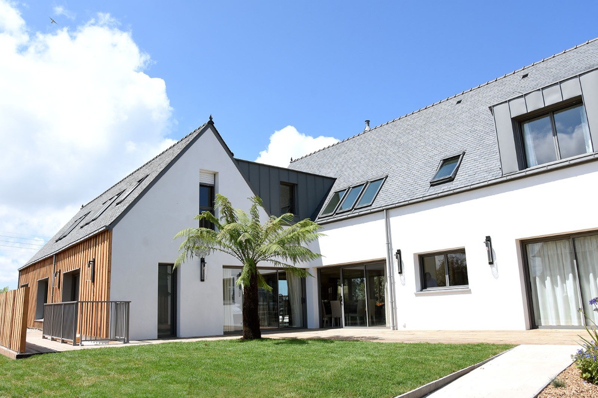 Villa des Aloès : 330 m2, face à la MER et à l'Ile Callot, Villa neuve tout confort