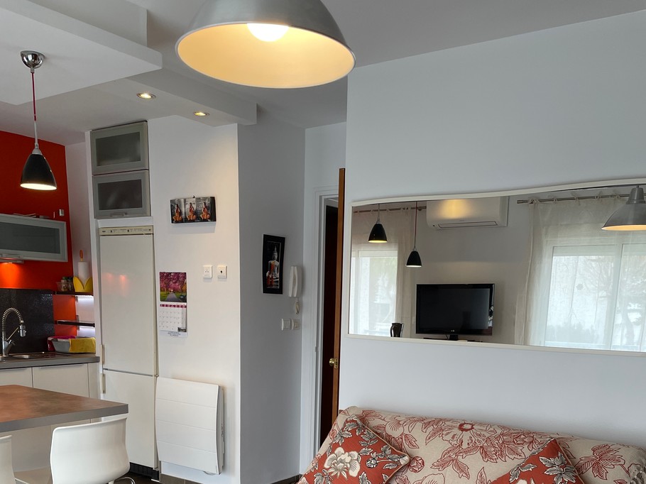 Pièce de vie confortable et cosy