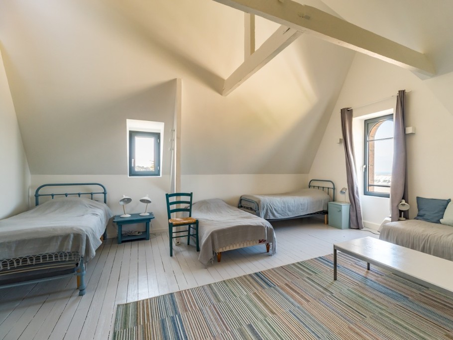 VILLA PERROSIENNE VUE MER - 12 personnes - PERROS-GUIREC - COTES D'ARMOR - BRETAGNE - 2dne chambre/dortoir second étage