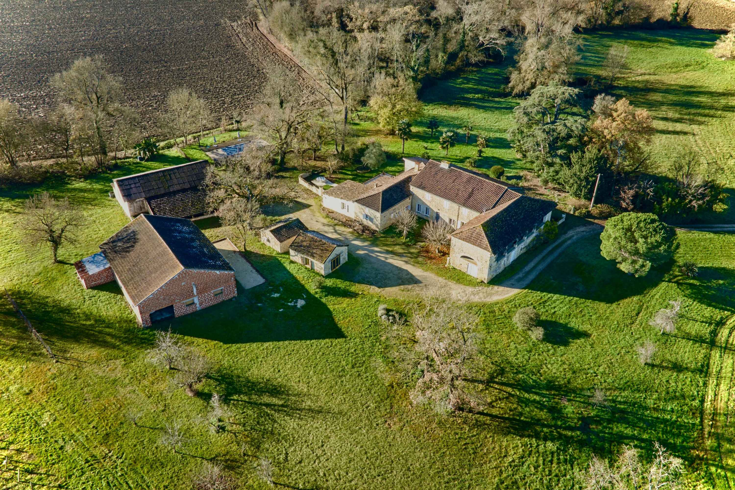 Vue aérienne du Clos Boissière
