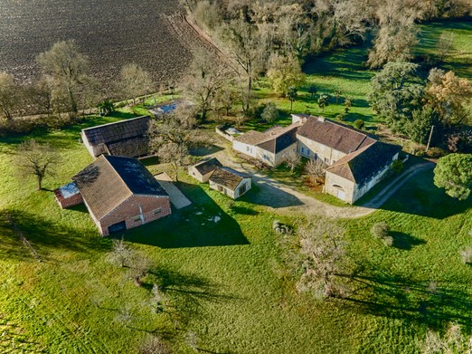 Vue aérienne du Clos Boissière