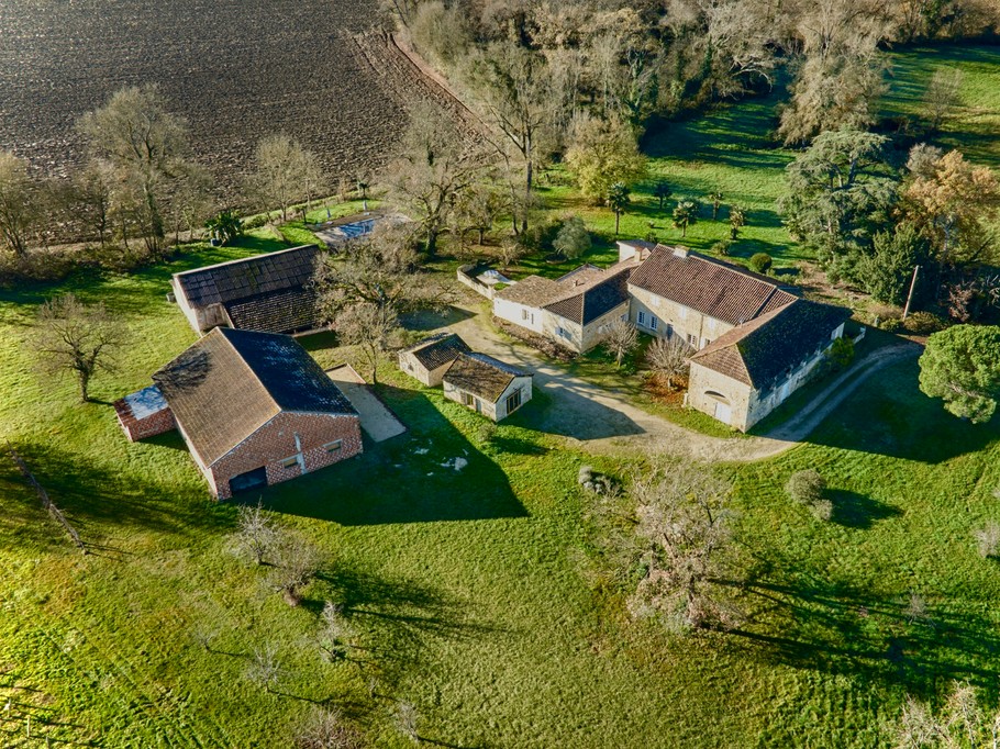 Vue aérienne du Clos Boissière