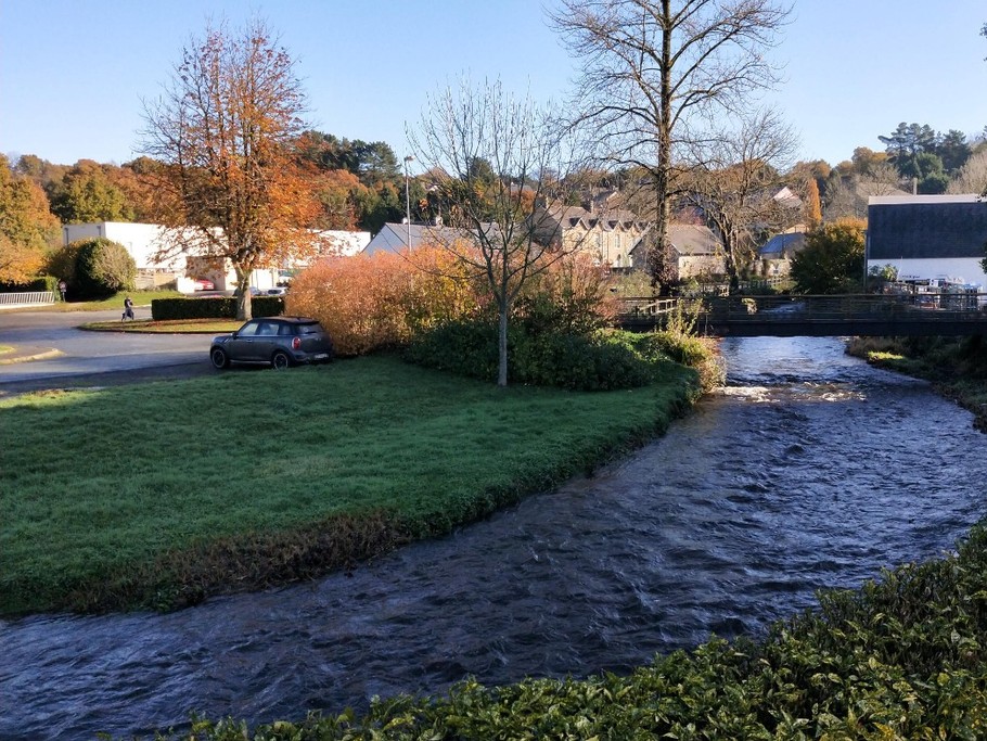 Vue depuis le salon et et la cuisine