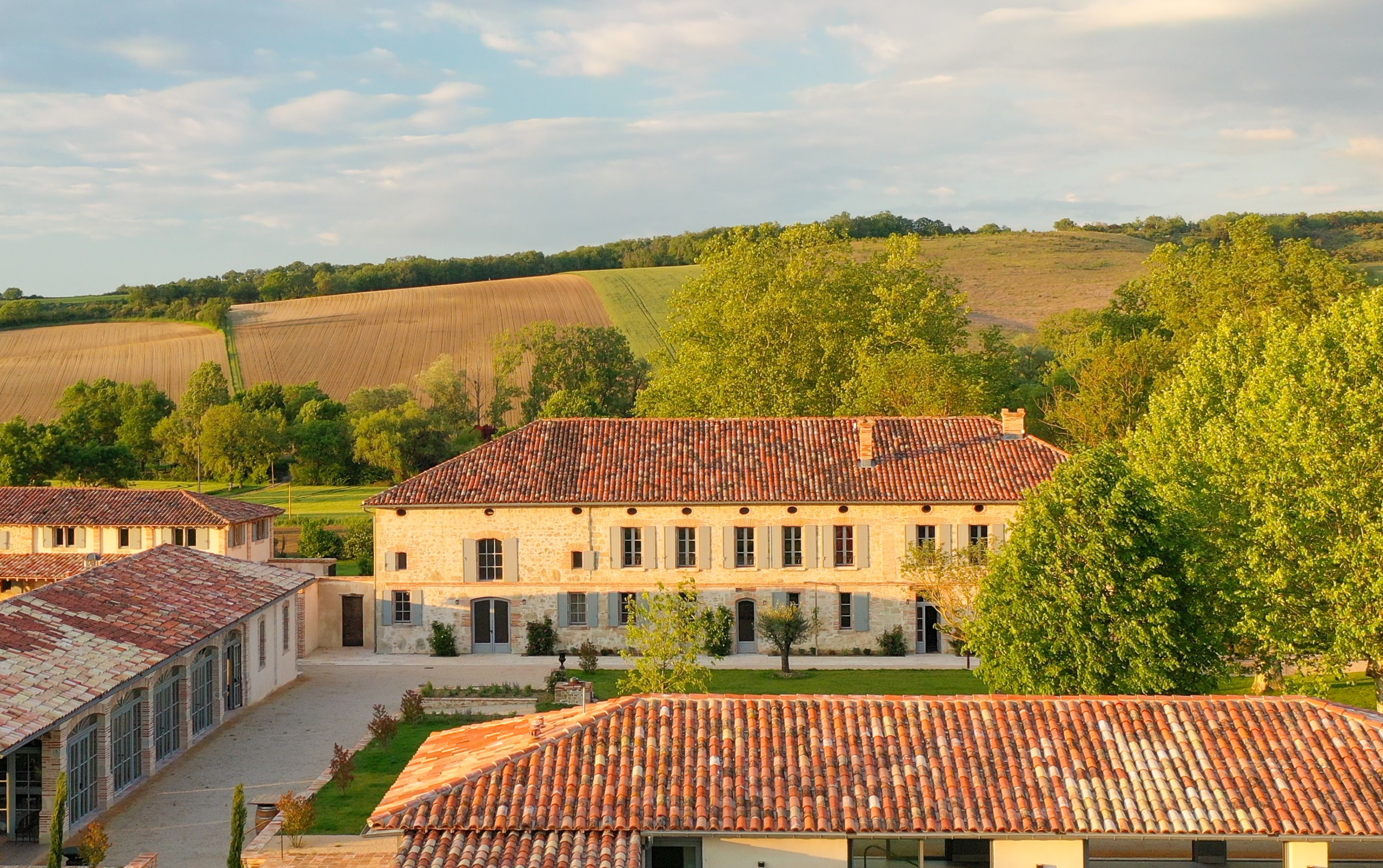la Bélonie -Tarn - Occitanie- Vue du ciel