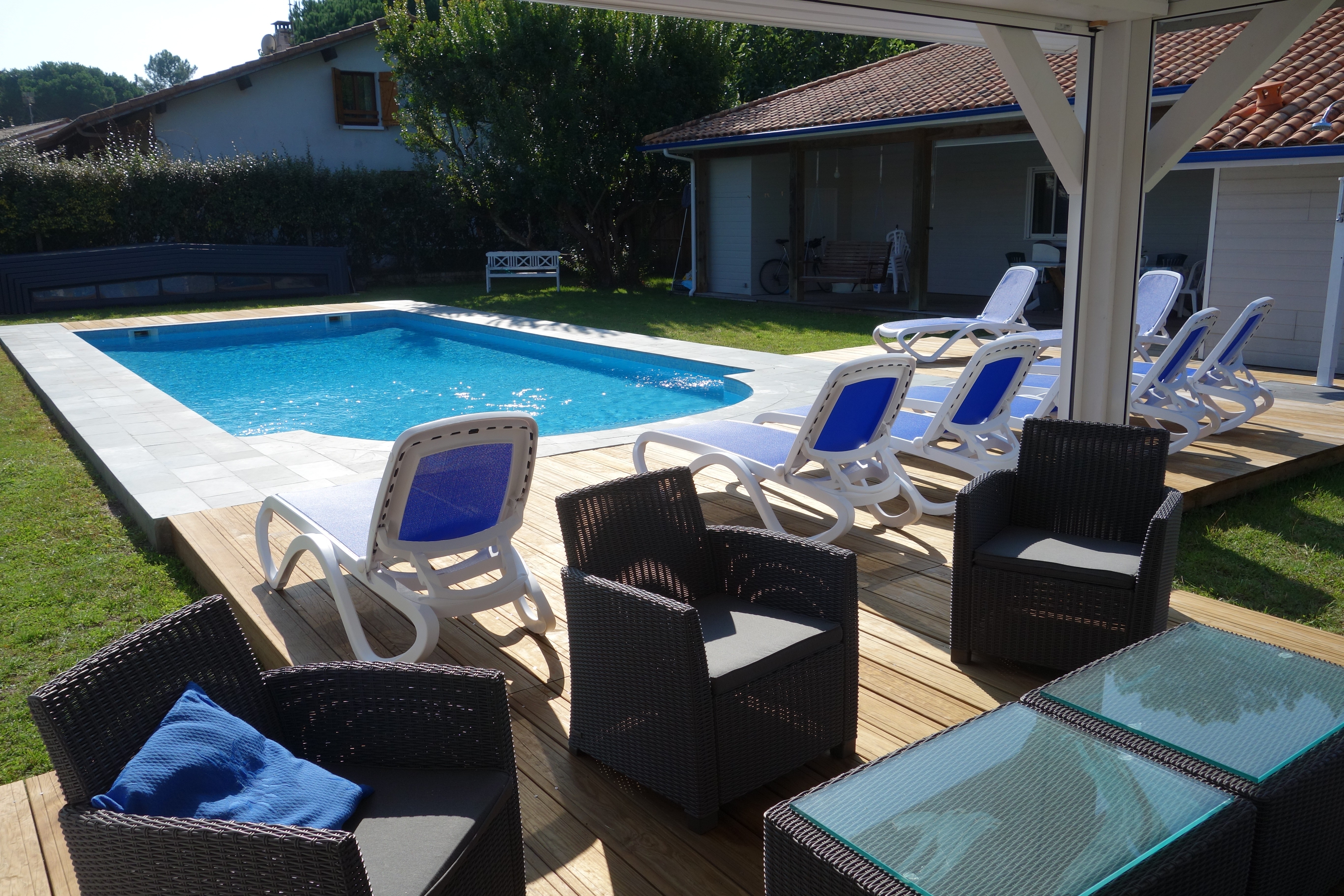 Piscine - Gîte l'Arbousier - Vieux Boucau
