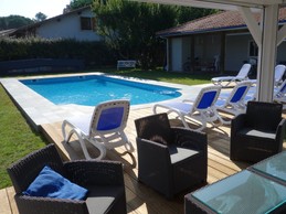 Piscine - Gîte l'Arbousier - Vieux Boucau