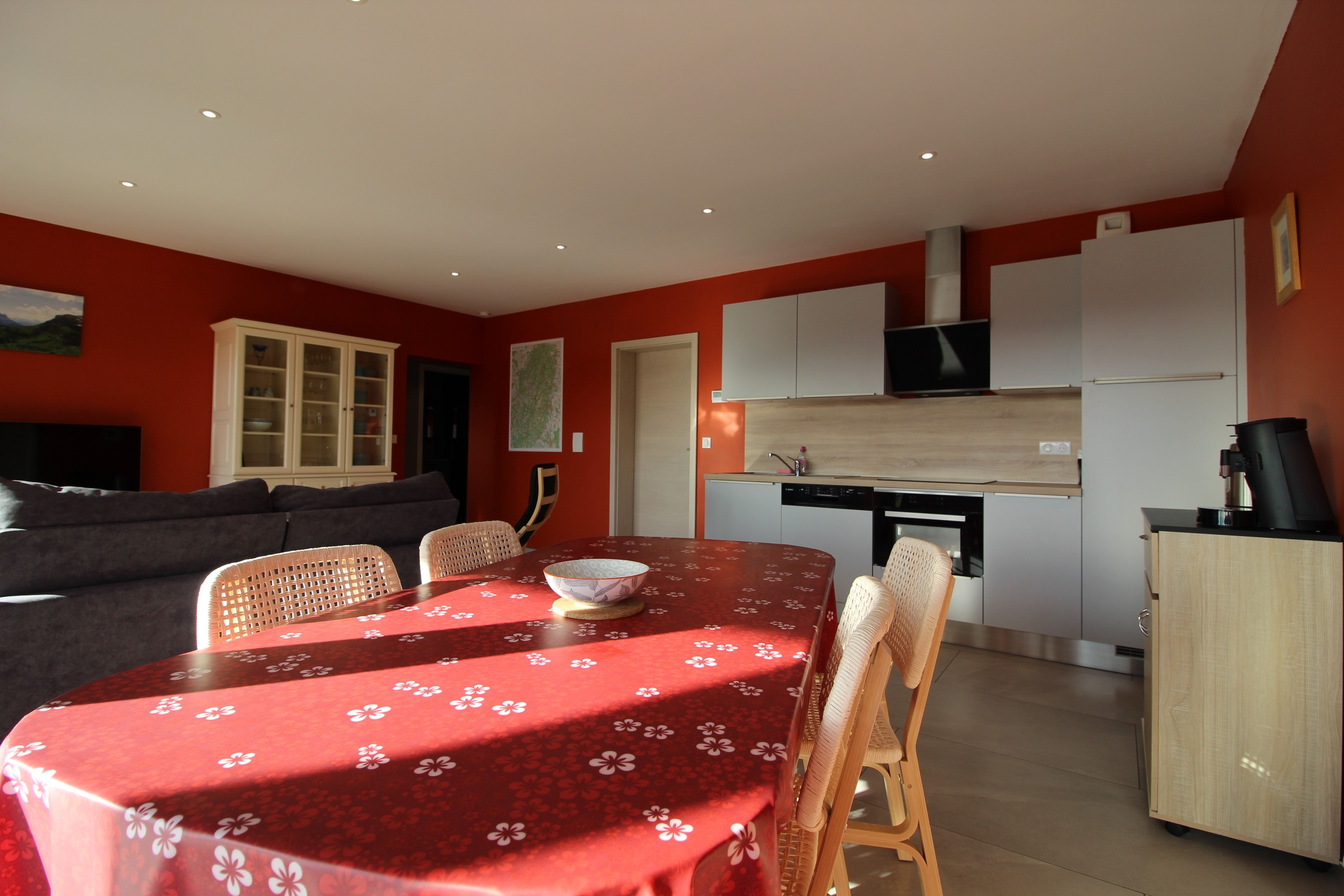 Espace repas - Gîte Au Camp de Base à La Bresse