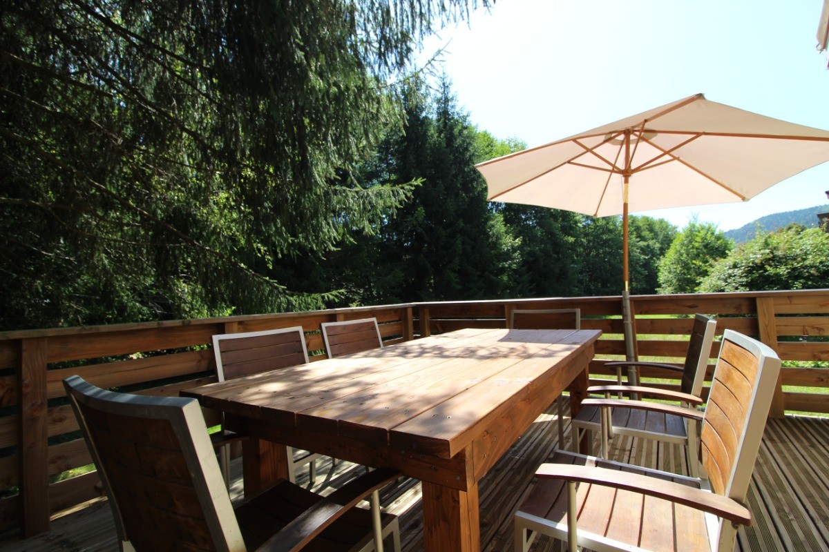 Gîte à Rufus - Terrasse