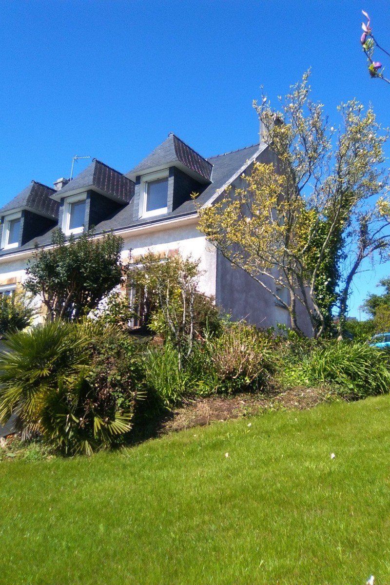 Façade sud avec terrasse