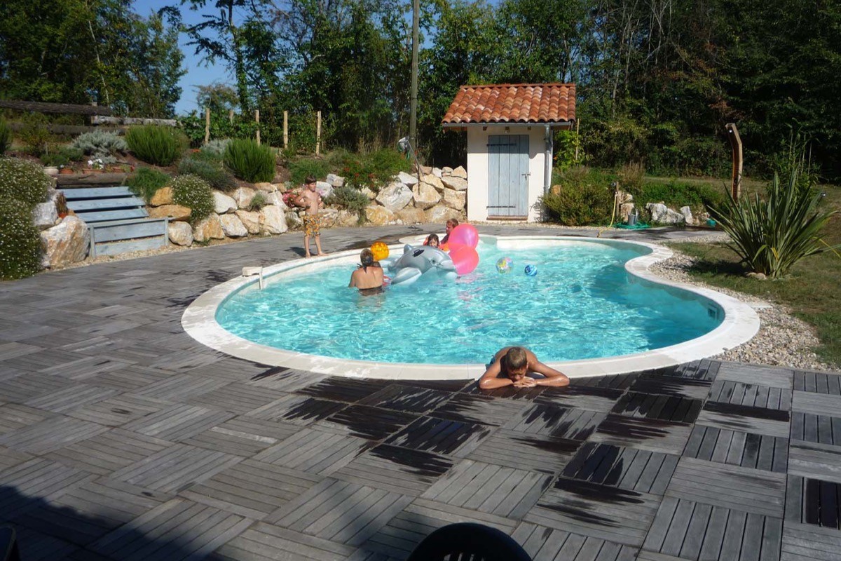 La piscine fait la joie
