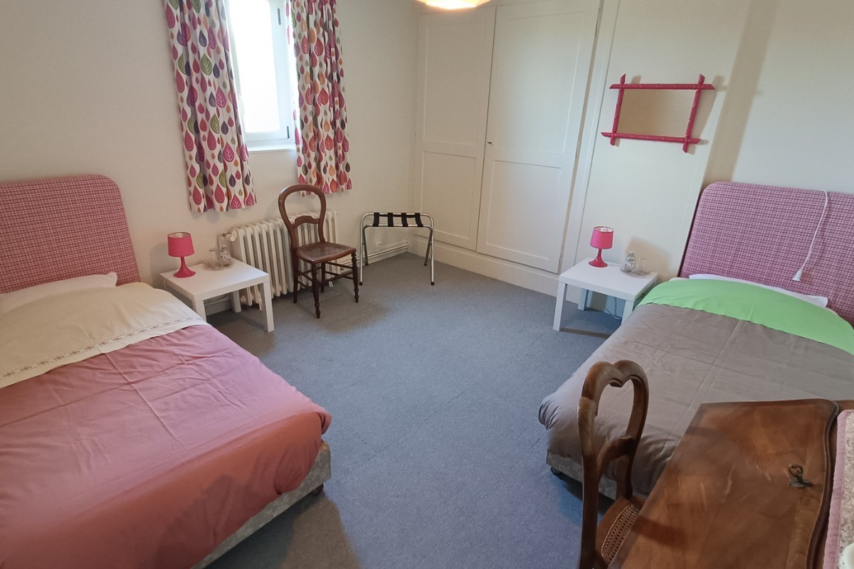 Chambre familiale des vergers - Chambre lits doubles
