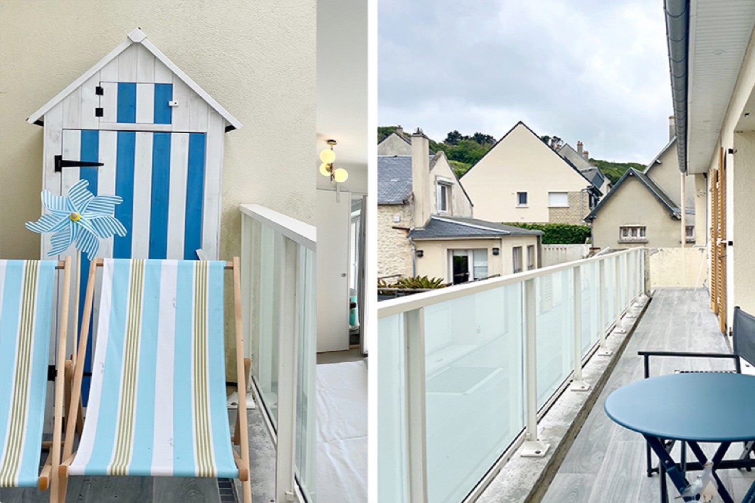 Balcon côté jardin