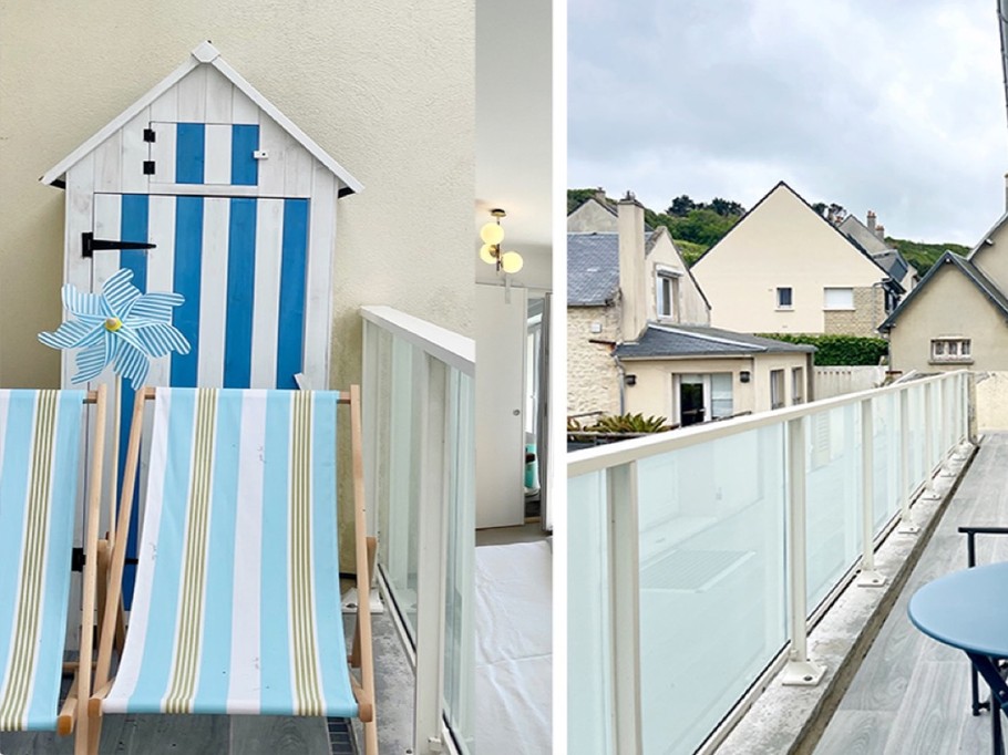 Balcon côté jardin