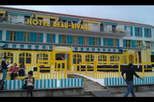 Tournage du film 'Le petit Nicolas' Hôtel Plage de Jules
