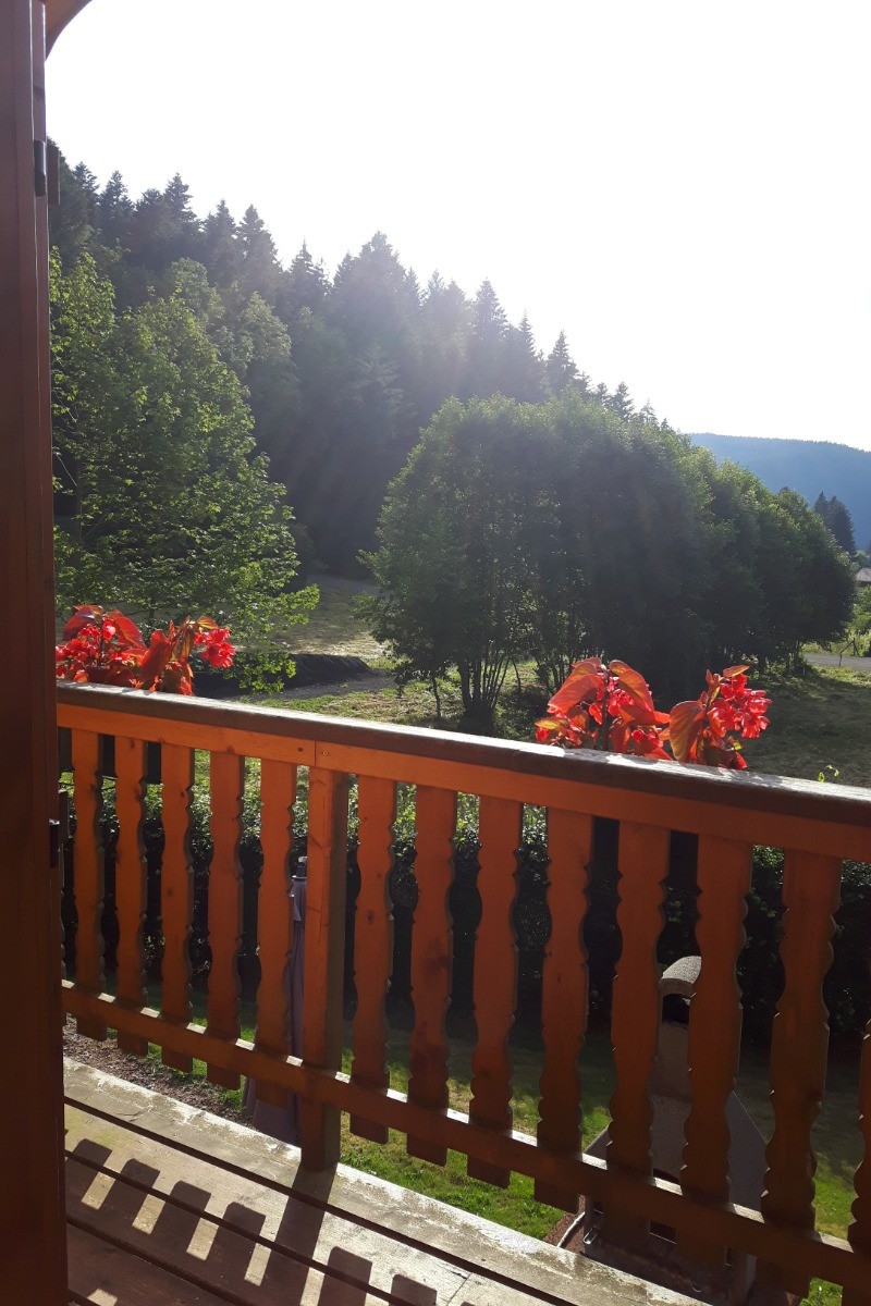 Vue depuis le balcon de la chambre - Chalet Poème