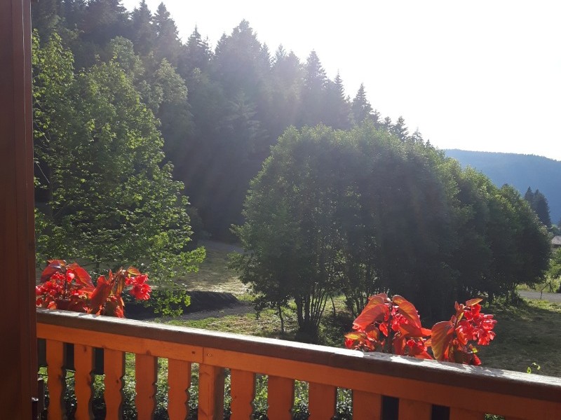 Vue depuis le balcon de la chambre - Chalet Poème