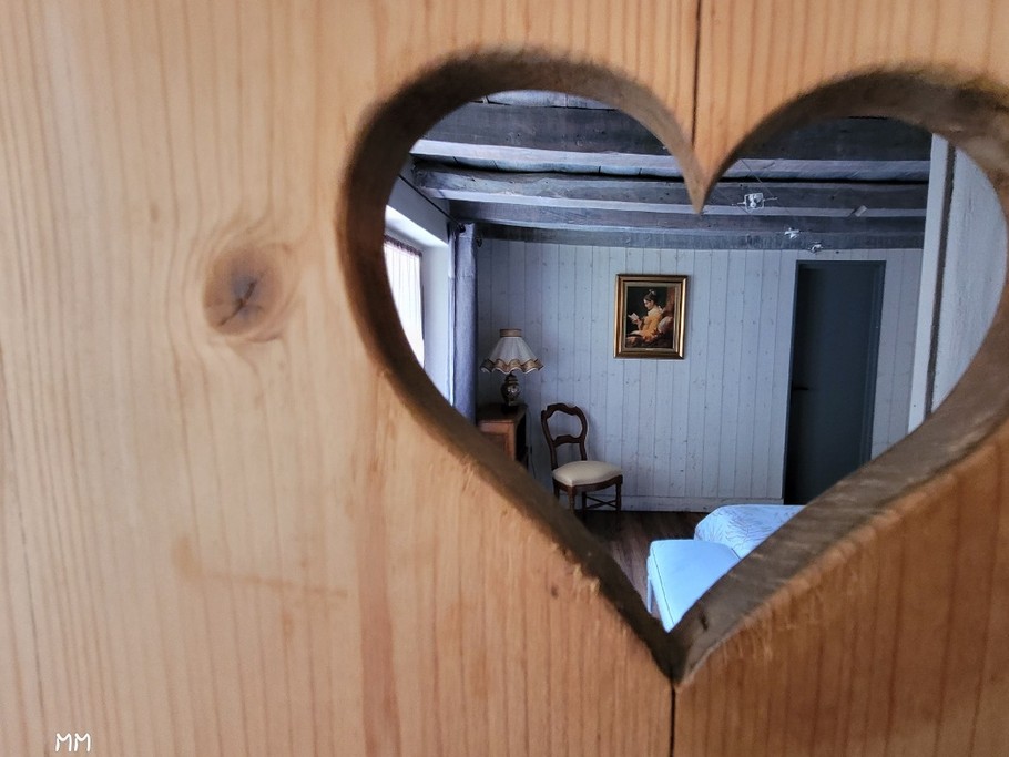 La porte vers la chambre...