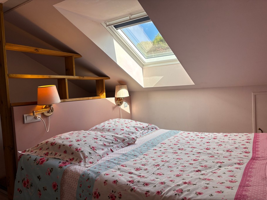 Chambre sur la mezzanine - Gites de Ban - Appartement Salamandre