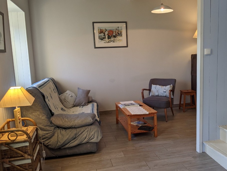 Coin salon dans la pièce de vie ...