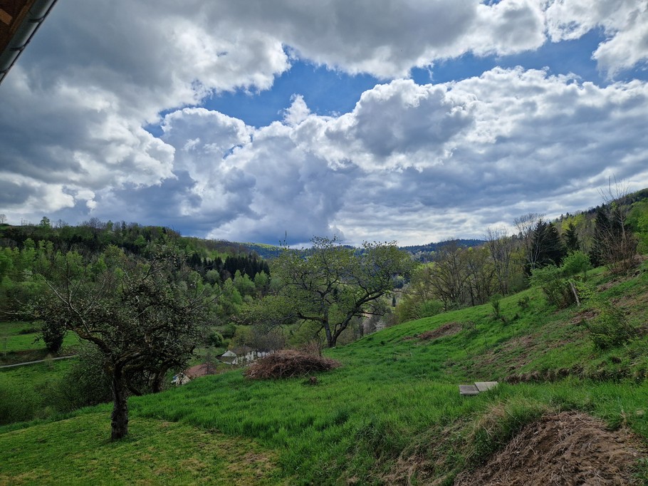 Vue depuis le logement - Au Rain Grébatte