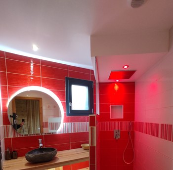 Salle de bain - Écureuil - Nature Cottage Vosges