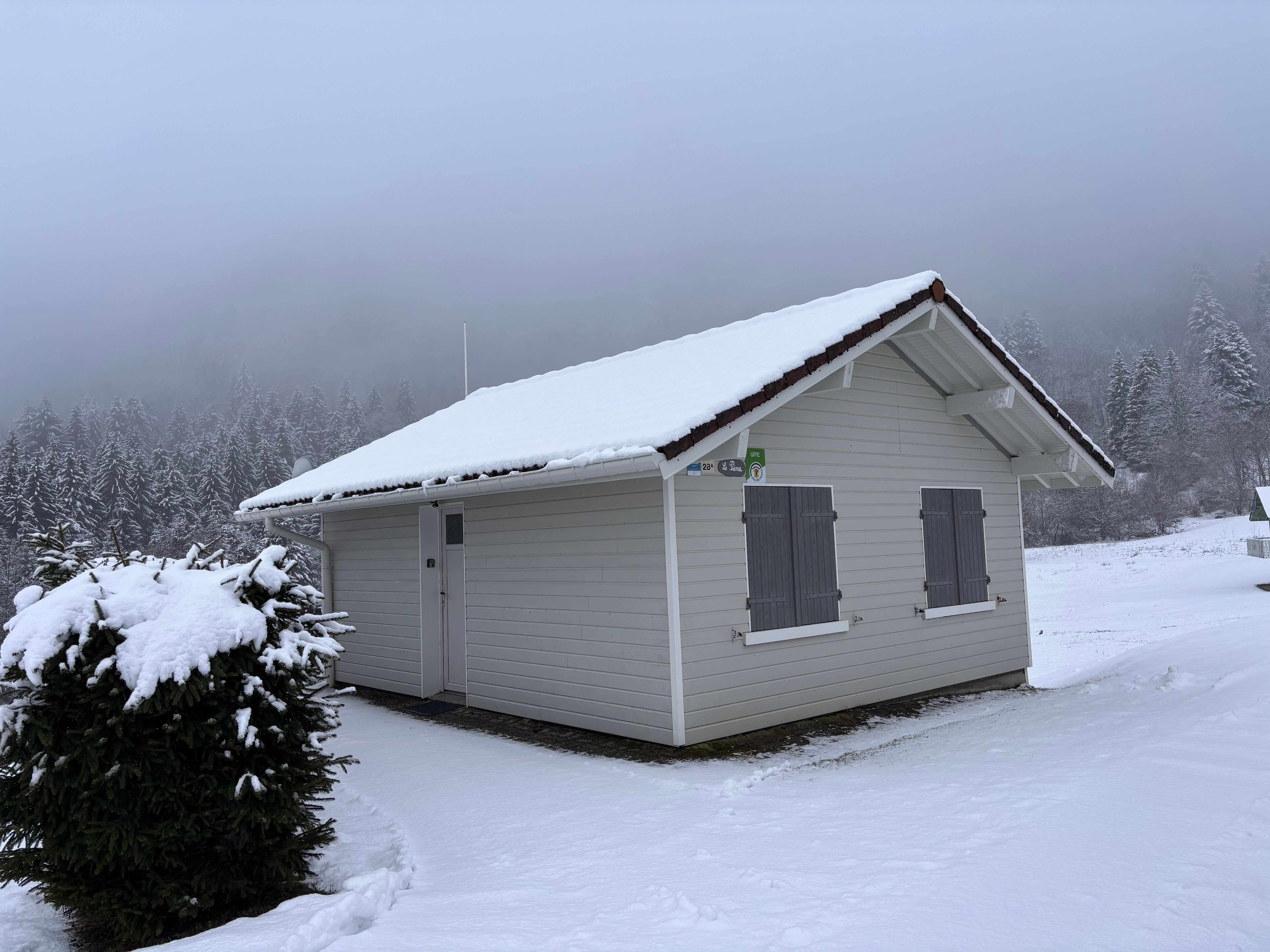 Extérieur sous la neige - Chalet Le Piena - La Bresse