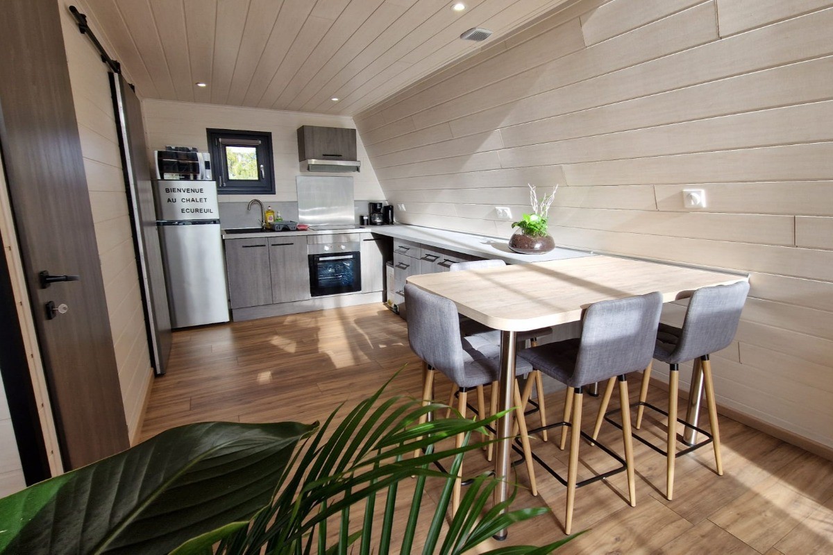 Cuisine et séjour - Chalet Ecureuil