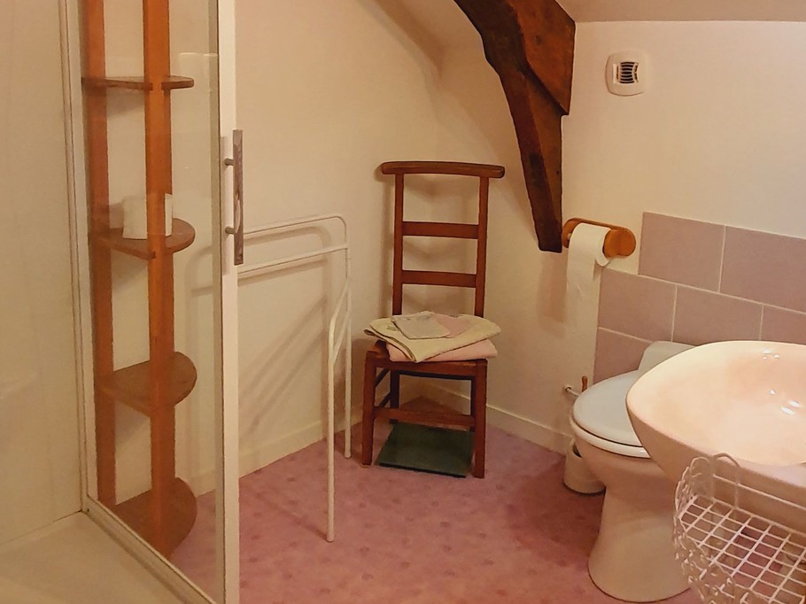 salle d'eau chambre parme