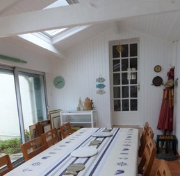 Véranda donnant sur le jardin