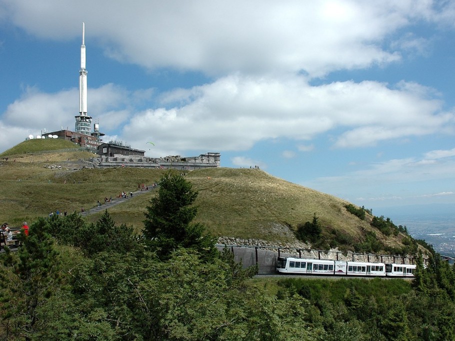 The Puy de Dôme and its train