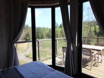 Vue de la première chambre - Sainte-Barbe dans Les Vosges